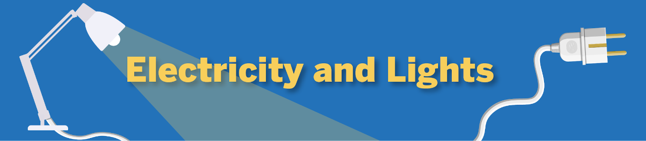 electricity and lights graphic