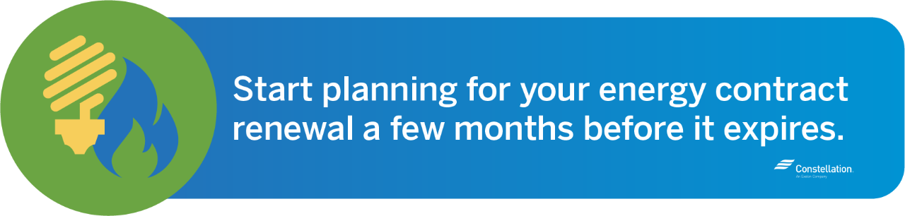 planning for energy contract renewal graphic