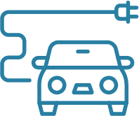 electric vehicle plans icon